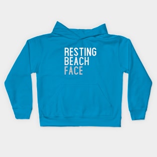 Resting Beach Face Kids Hoodie